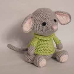 Albert crocheted by Nicky Boyce of Special Thing for Special People