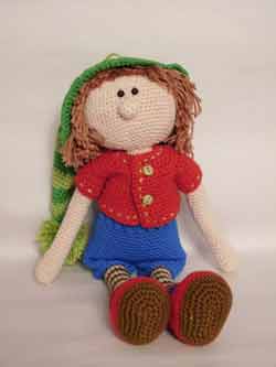 Martin the Elf crocheted by Nicky Boyce of Special Thing for Special People