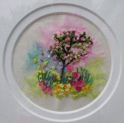 Cherry Blossom stitched by Nicky Boyce of Special Thing for Special People