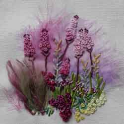 Willow Herb Hedgerow stitched by Nicky Boyce of Special Thing for Special People